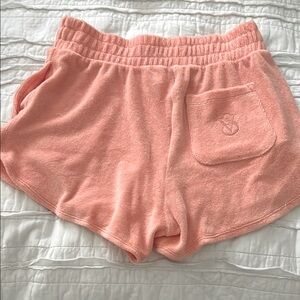 Terry cloth shorts with side pockets and one back pocket